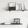 Bookshelf Boards 8 pcs High Gloss Grey 80x20x1.5 cm Engineered Wood Colour high gloss grey Size 80 x 20 x 1.5 cm Quantity in Package 8 