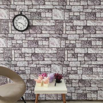 3D Wall Panels with Light Grey Brick Design | Hipomarket