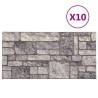 3D Wall Panels with Light Grey Brick Design | Hipomarket