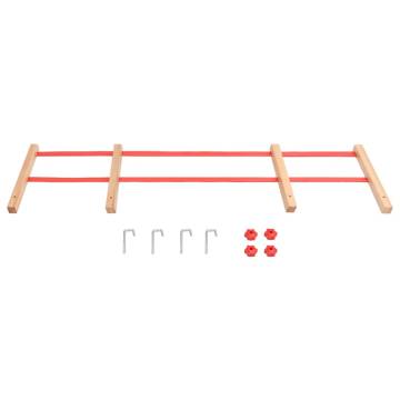 Backrest for Sledge Red Plywood - Safe & Supportive