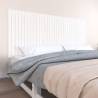 Wall Headboard White 204x3x90 cm Solid Wood Pine Colour white Size 204 x 90 cm Quantity in Package 1 