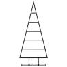 Metal Christmas Tree for Decoration - 90 cm Black | HipoMarket