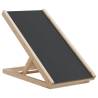 Dog Ramp Grey 70x35 cm Solid Wood Fir | HipoMarket