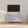 3 Piece TV Cabinet Set Concrete Grey Engineered Wood Colour concrete grey Quantity in Package 3 