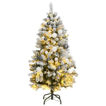 Artificial Christmas Tree with 150 LEDs & Ball Set - 120 cm