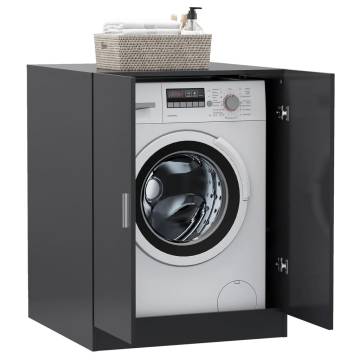 Washing Machine Cabinet Grey - 71x71.5x91.5 cm | HiPoMarket