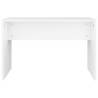 Dressing Stool White 70x35x45 cm - Stylish & Durable