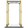 Fitness Power Rack - Heavy-Duty Yellow & Black 140x145x214 cm