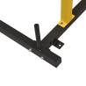 Fitness Power Rack - Heavy-Duty Yellow & Black 140x145x214 cm