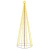 Illuminated Christmas Cone Tree - 310 Warm White LEDs 300 cm