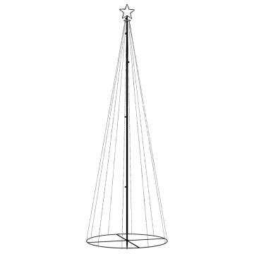 Illuminated Christmas Cone Tree - 310 Warm White LEDs 300 cm