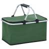 Foldable Cool Bag Green 46x27x23 cm Aluminium Colour green 