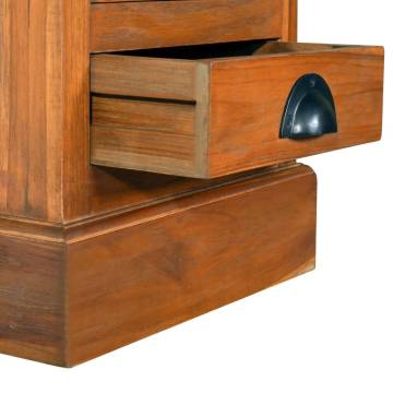 5-Drawer Cabinet - Solid Teak Wood 35x30x60 cm | HipoMarket