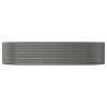 Garden Raised Bed Grey 291x140x68 cm | Durable Steel Planter