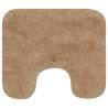 Luxurious Bathroom Mat Set - 3 Piece Fabric Beige