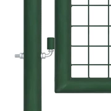 Mesh Garden Gate Green 500x175 cm Galvanised Steel