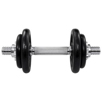 15 Piece Dumbbell Set 20 kg - Cast Iron | HipoMarket