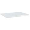 8 High Gloss White Bookshelf Boards - Quality Engineered Wood