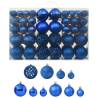 100 Piece Christmas Ball Set Blue Colour blue Quantity in Package 100 