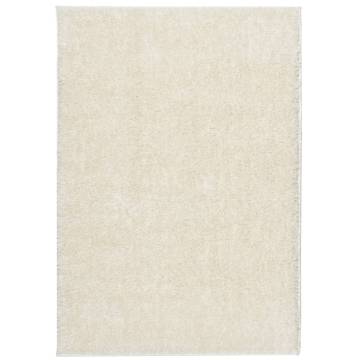 Rug ISTAN High Pile Shiny Look Cream 120x170 cm | HipoMarket