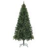 Lifelike 210 cm Pre-lit Christmas Tree with Pine Cones - HipoMarket