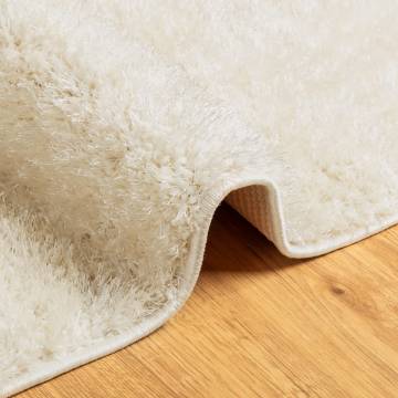 Rug ISTAN High Pile Shiny Look Cream 120x170 cm | HipoMarket