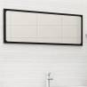 Bathroom Mirror Black 100x1.5x37 cm Engineered Wood Colour black Size 100 x 1.5 x 37 cm Quantity in Package 1 