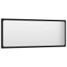 Black Bathroom Mirror 100x1.5x37 cm | Hipomarket UK