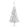 Pre-lit Silver Christmas Tree with Ball Set - 120 cm