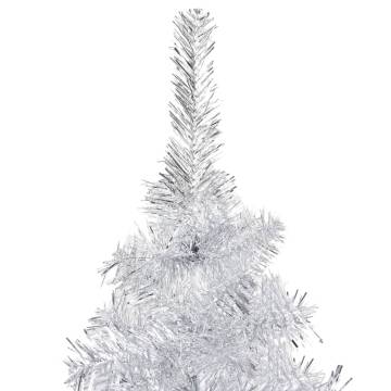 Pre-lit Silver Christmas Tree with Ball Set - 120 cm