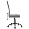 Height Adjustable Grey Mesh Office Chair - Hipomarket