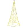 Christmas Tree on Flagpole with 200 Warm White LEDs | 180 cm