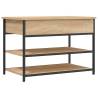 Shoe Bench Sonoma Oak 70x42.5x50 cm - Organize Your Space