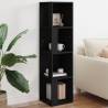 Corner Cabinet Black 33x33x132 cm Engineered Wood Colour black Size 33 x 33 x 132 cm Quantity in Package 1 Number of 