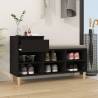 Shoe Cabinet Black 102x36x60 cm - Stylish & Durable Storage