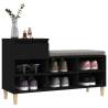 Shoe Cabinet Black 102x36x60 cm - Stylish & Durable Storage