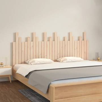 Elegant Solid Pine Wall Headboard | 185x3x80 cm | Hipomarket