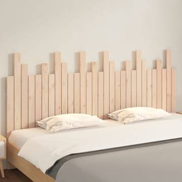 Elegant Solid Pine Wall Headboard | 185x3x80 cm | Hipomarket