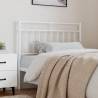 Metal Headboard White 90 cm Colour white Size 90 cm Quantity in Package 1 