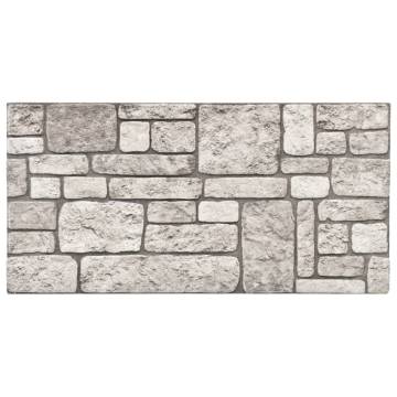 3D Grey Brick Wall Panels - 11 pcs EPS | Hipomarket