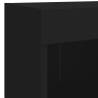 8 Piece LED Black TV Wall Units | Modern & Stylish Design