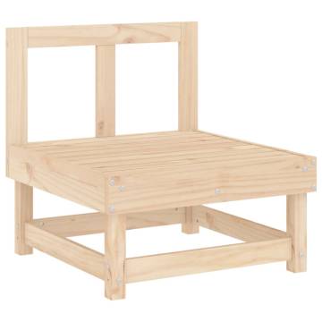 3 Piece Garden Lounge Set - Stylish Solid Wood Pine