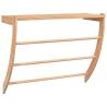 Rustic Towel Rack 60x25.5 cm Solid Walnut - Hipomarket UK