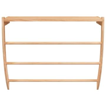 Rustic Towel Rack 60x25.5 cm Solid Walnut - Hipomarket UK