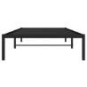 Stylish Black Metal Bed Frame 107x203 cm - Durable & Elegant