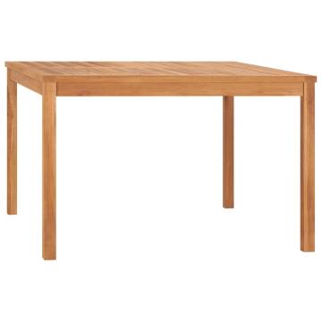 Garden Dining Table 120x120 cm - Solid Teak Wood | HipoMarket