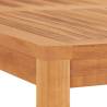 Garden Dining Table 120x120 cm - Solid Teak Wood | HipoMarket