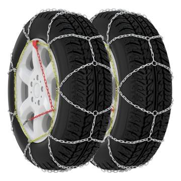 Car Tyre Snow Chains 2 pcs 9 mm KN60 - Exceptional Traction