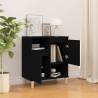 Stylish Black Sideboard - 60x35x70 cm Engineered Wood