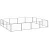 Dog Kennel Silver 12 m² Steel Colour silver Size 400 x 300 x 70 cm Quantity in Package 1 